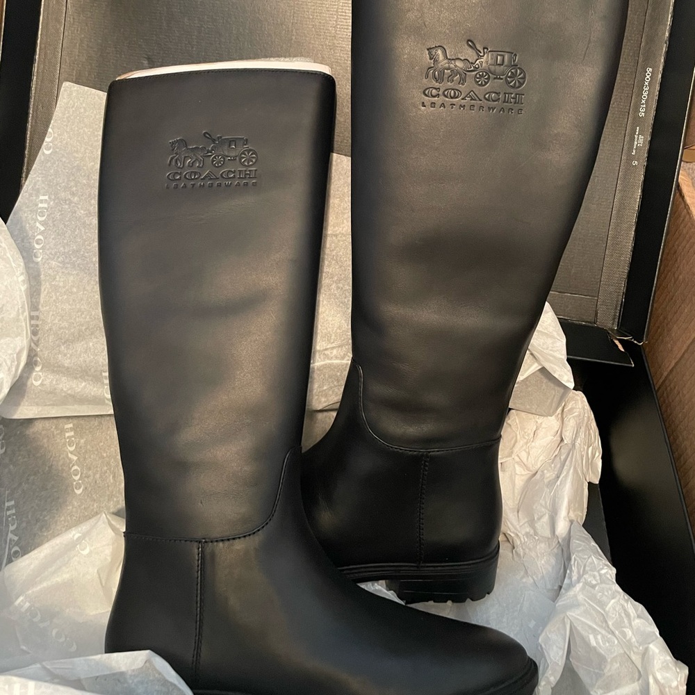 Coach Leather Fynn Boot